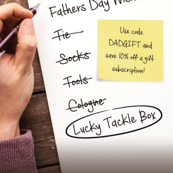 Lucky Tackle Box is the perfect gift for fathers day
