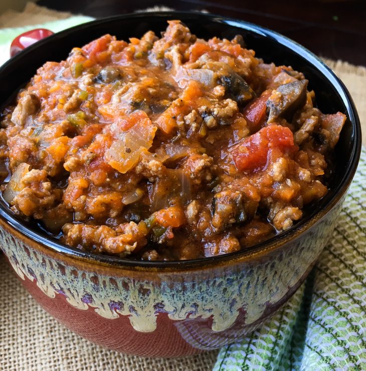 Beef and Mushroom Chili