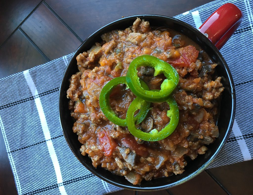 Beef and Mushroom Chili Recipe