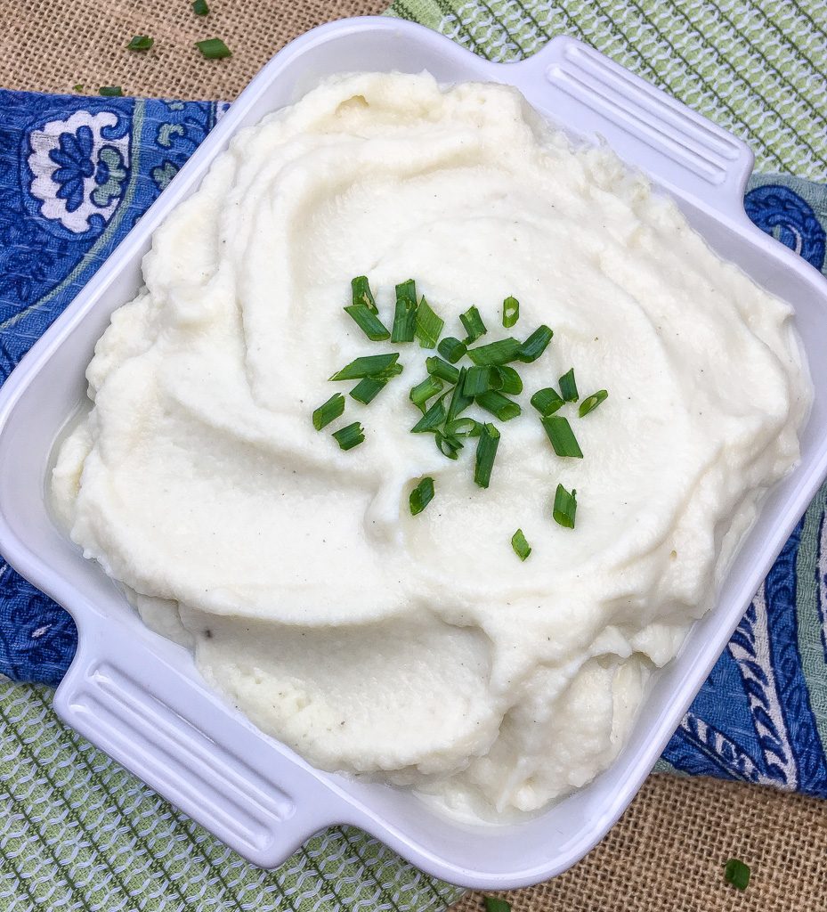 Garlic mashed cauliflower