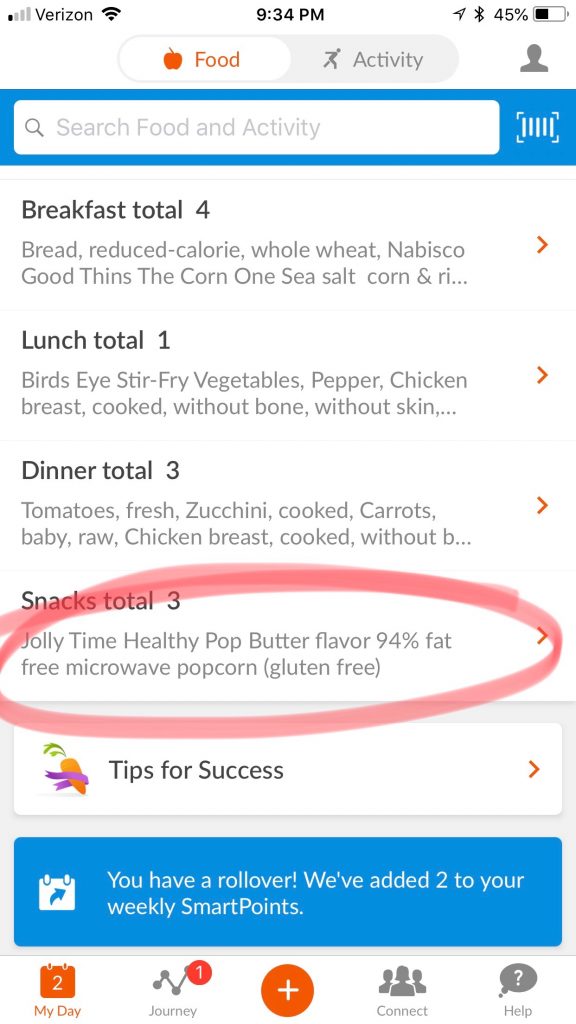 Weight Watchers Tips