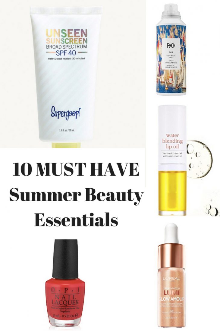 10 MUST HAVE Summer Beauty Essentials