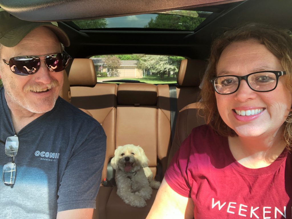 When a selfie includes the family pet.....good times ;)