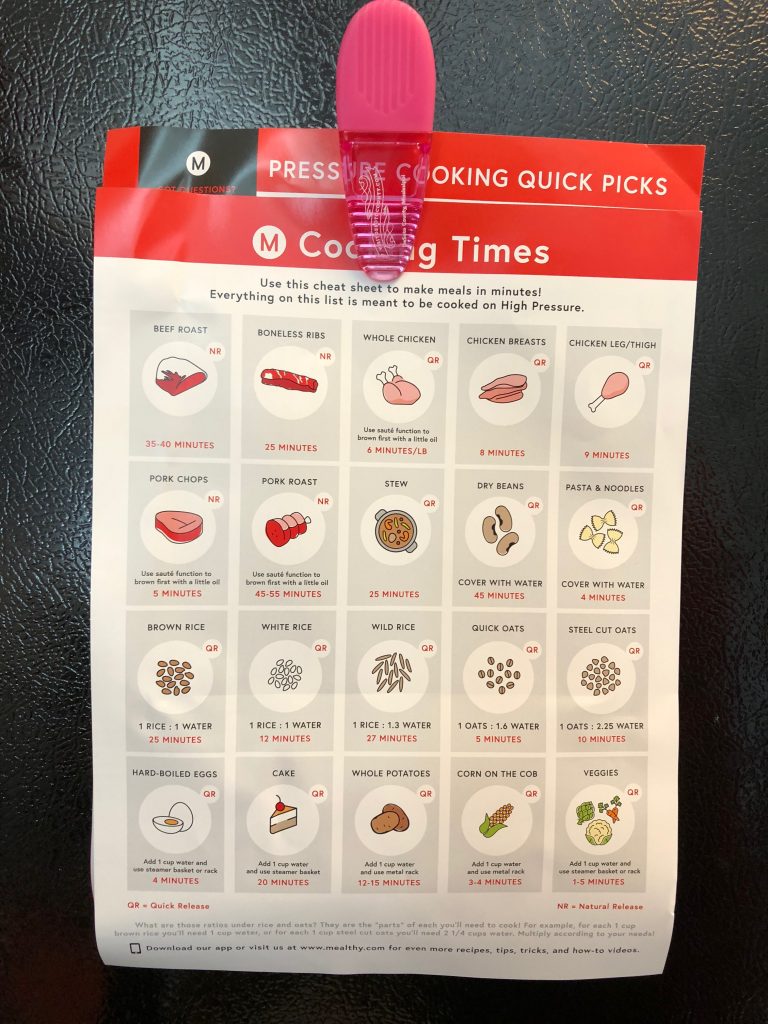 shortcut cooking sheet for the mealthy multipot