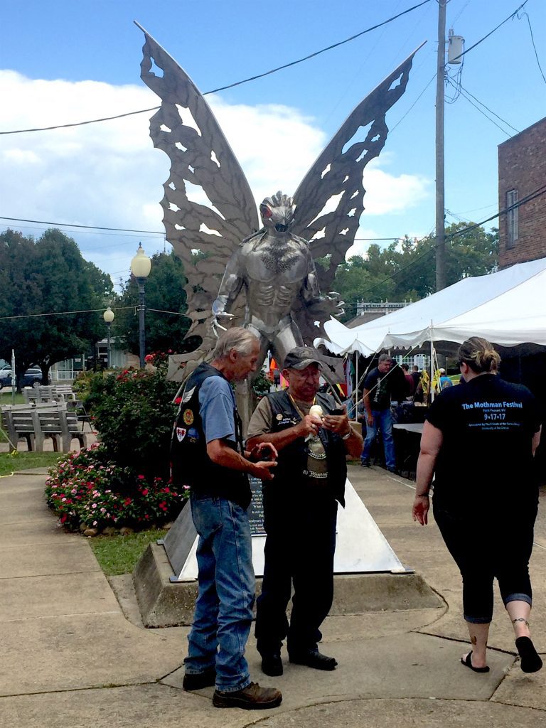 The Mothman Festival is an annual event held each September in Point Pleasant WV to commemorate the events that led to the birth of the infamous red-eyed, winged legend. The festival takes place over two days and include vendors, guest speakers, music, cosplay, tours and more.