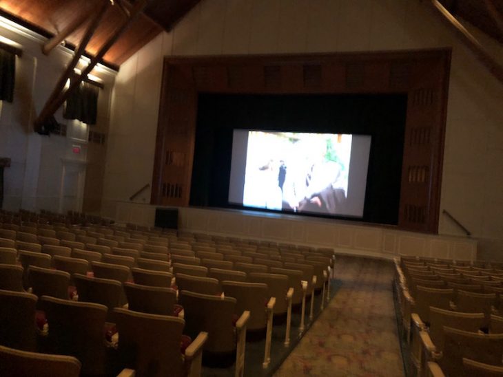 movie theater at Mission Point Resort 