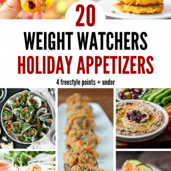 20 Weight Watchers Holiday Appetizers– 4 Freestyle Points + under Pinterest