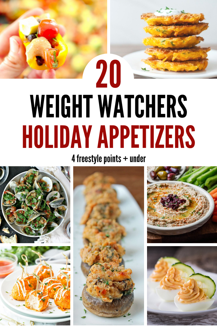 20 Weight Watchers Holiday Appetizers– 4 Freestyle Points + under Pinterest