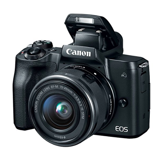 A photo of a Canon M50 camera.