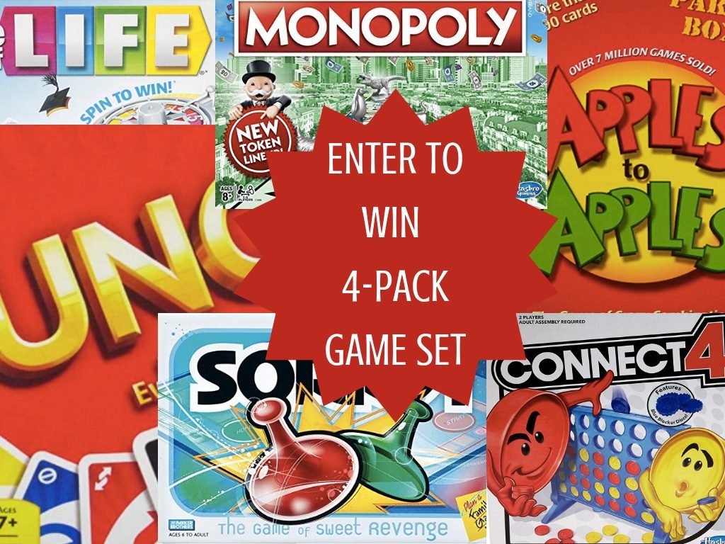 ENTER TO WIN 4-PACK GAME SET