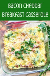 Bacon Cheddar Breakfast Casserole Recipe – 5 WW Points