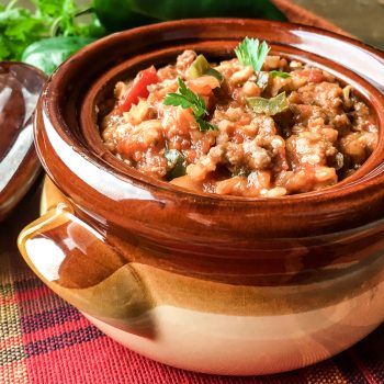 Insta Pot Stuffed Pepper Soup