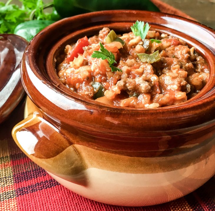 Insta Pot Stuffed Pepper Soup