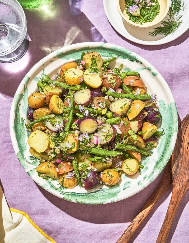 Warm Potato Salad With Herbs.