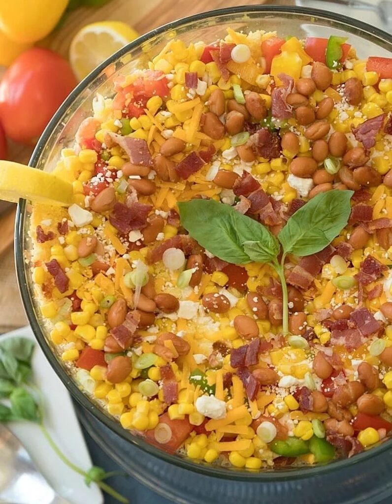 Jiffy cornbread salad.