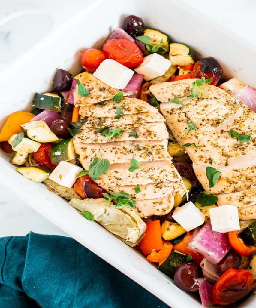 Weight Watchers Recipes With Sheet Pan Greek 
 Chicken