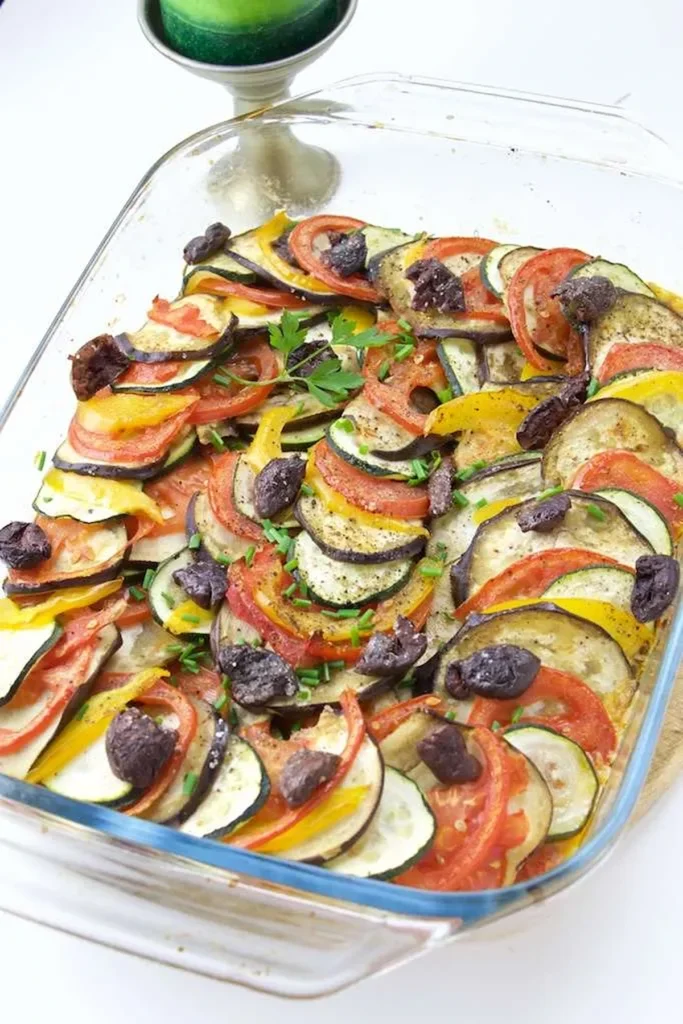 Baked Ratatouille - low carb casserole.