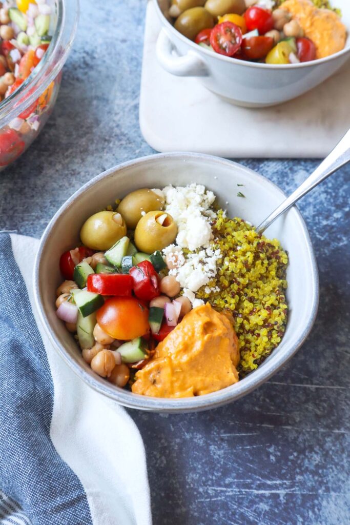 Mediterranean Power Bowls.