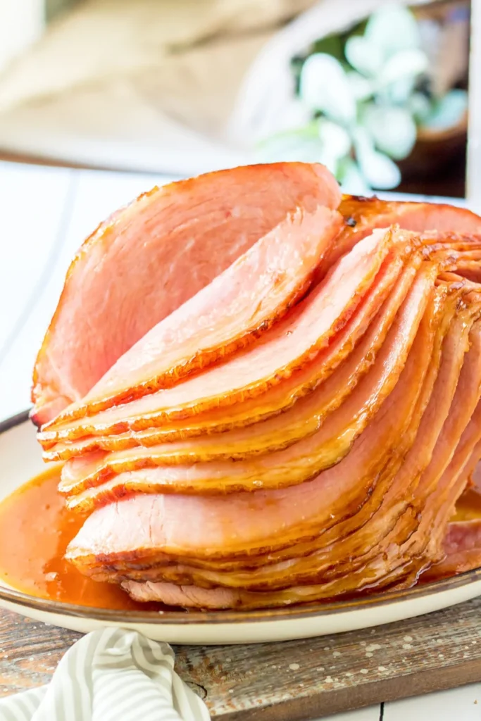 Apple Cider Glazed Ham Recipe.
