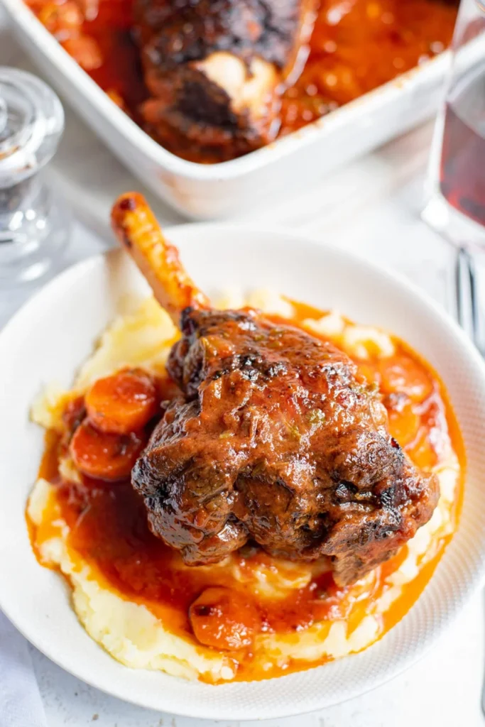 Braised Lamb Shanks Recipe.