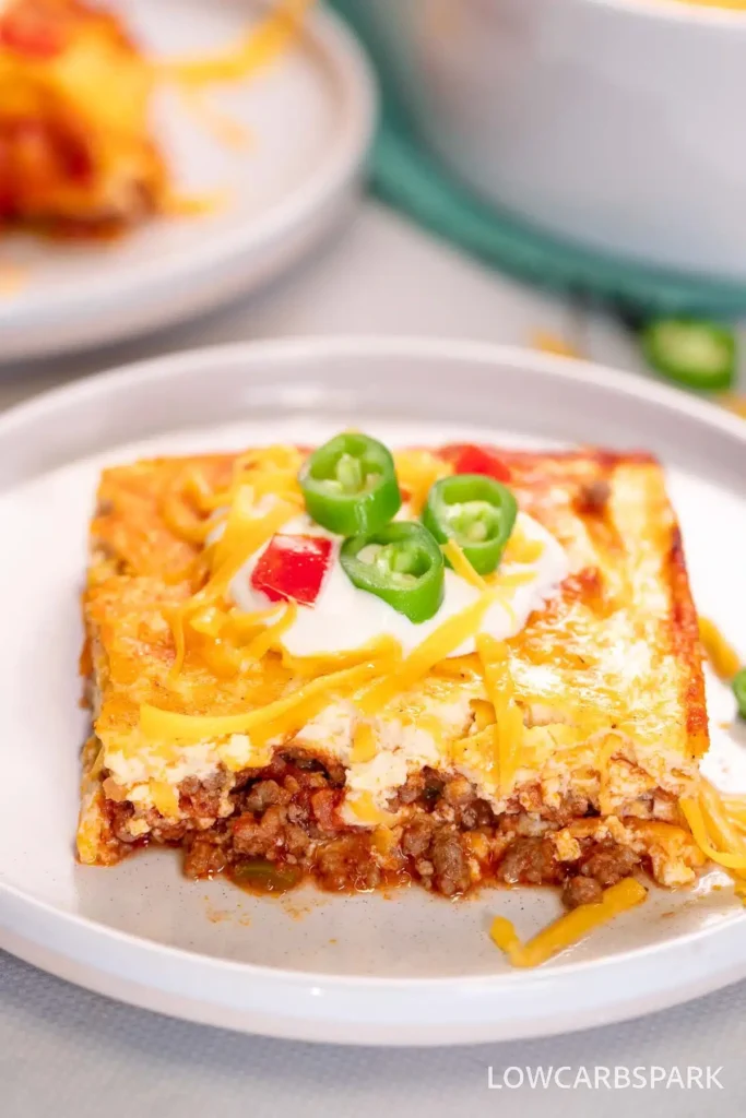  Keto Taco Casserole.