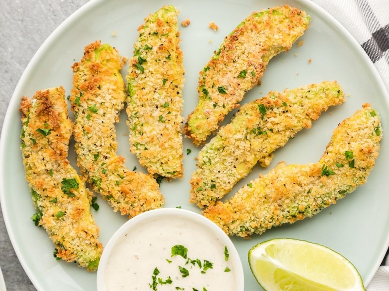 Air Fryer Avocado Fries.