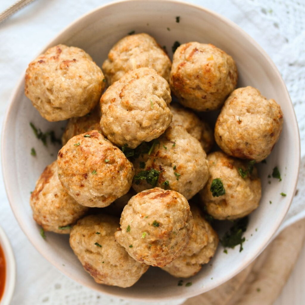 Air Fryer Turkey Meatballs recipe.