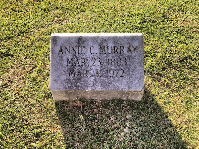 Annie Murray Tombsone
