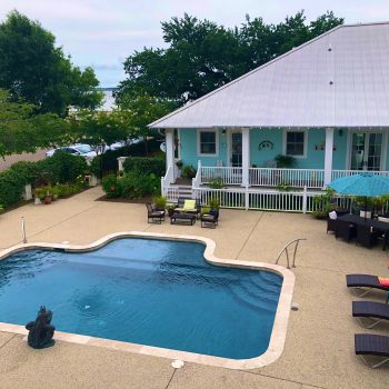 Bay Town Inn Pool Deck