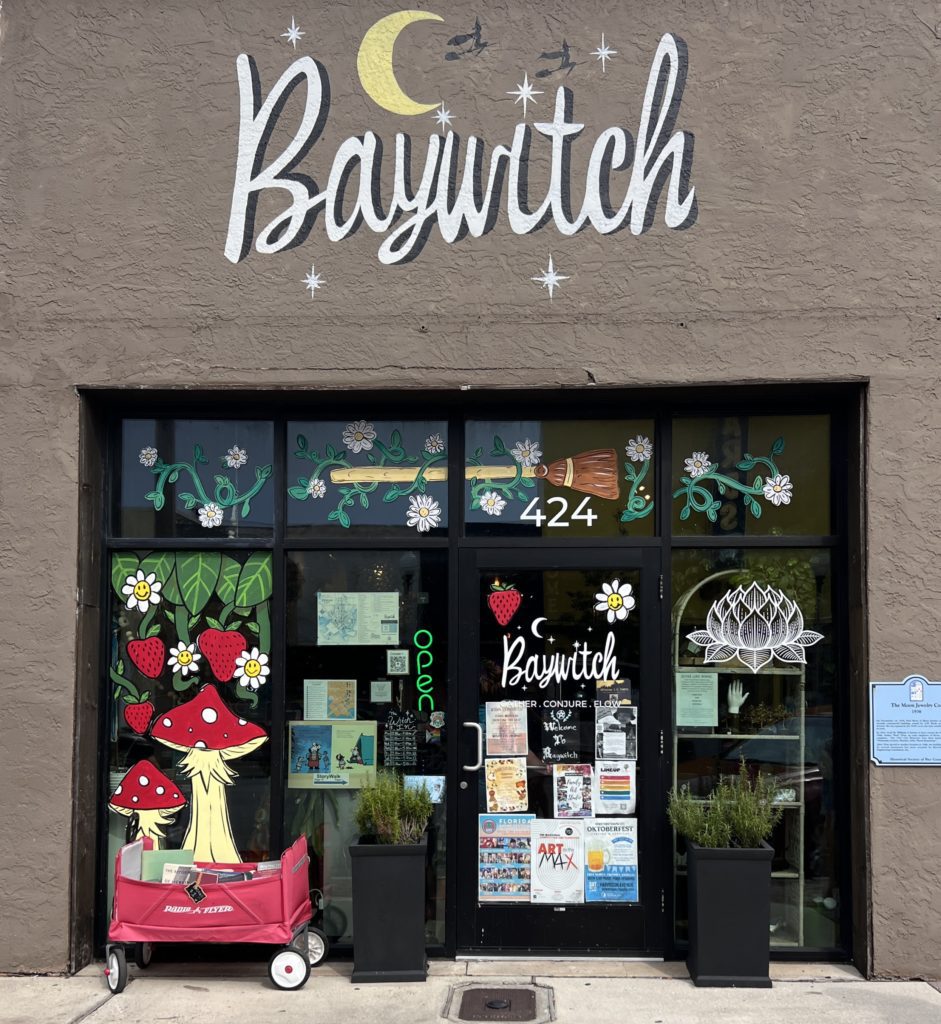 Baywitch storefront in Panama City, Florida.