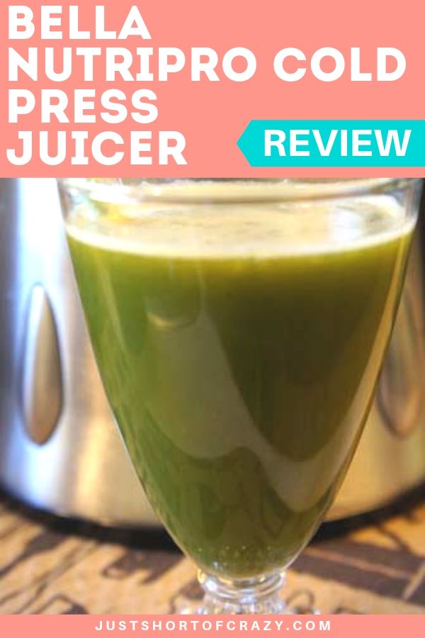 Bella NutriPro Cold Press Juicer Review