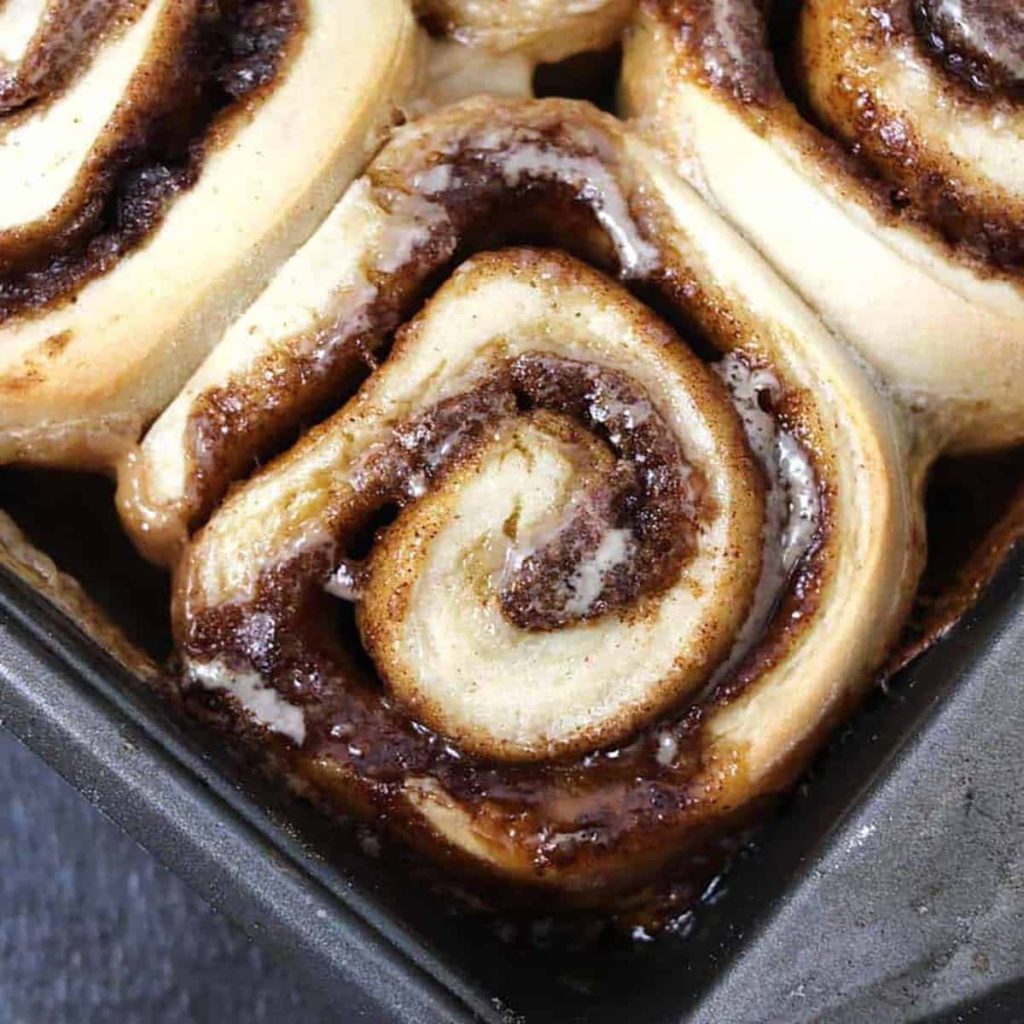 Best Brown Butter Cinnamon Rolls With Cream Cheese Frosting.