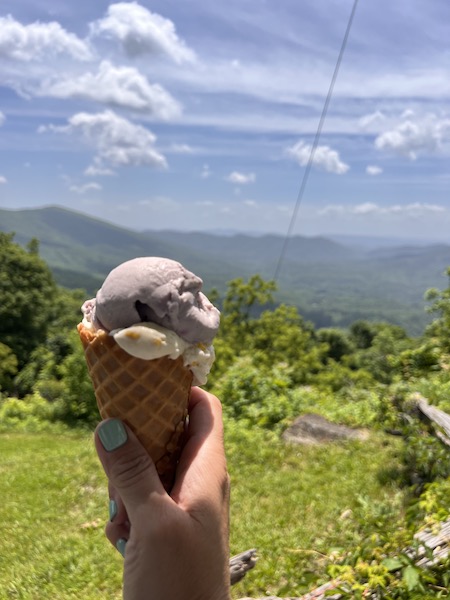 Big Walker Lookout ice cream