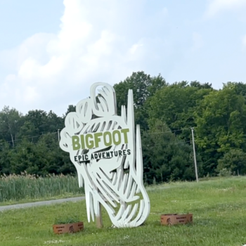 Bigfoot Epic Adventures Sign