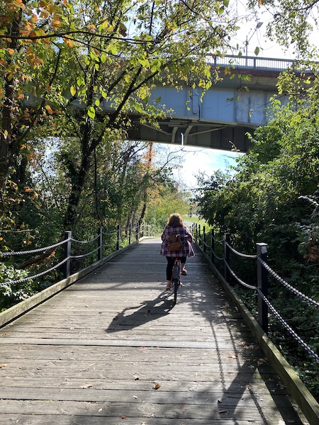 Bike Riding Along the Mount Vernon Trail