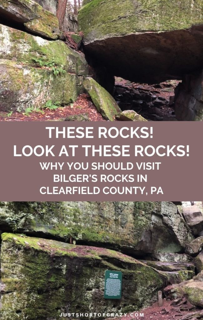 Bilgers rocks in clearfield county pa