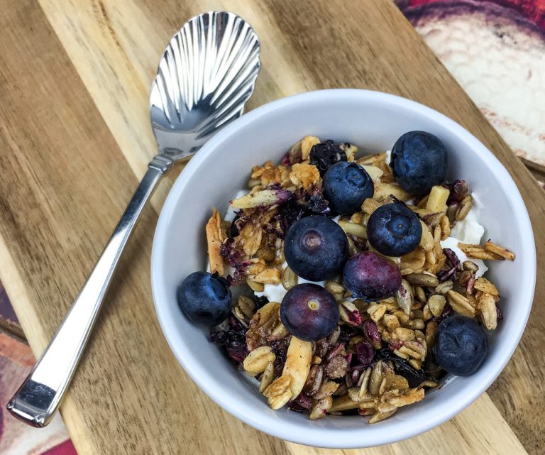 Blueberry Almond Granola Recipe