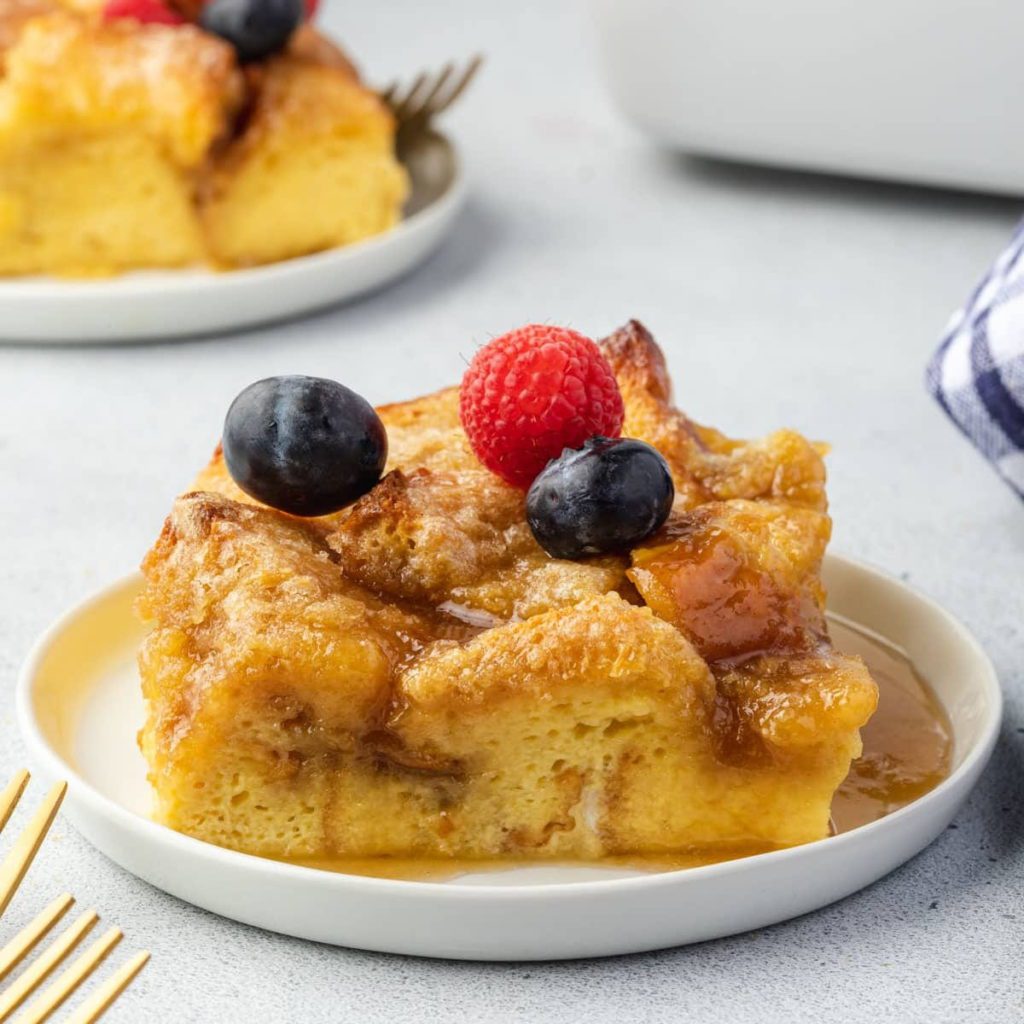 Brioche French Toast Casserole Recipe.