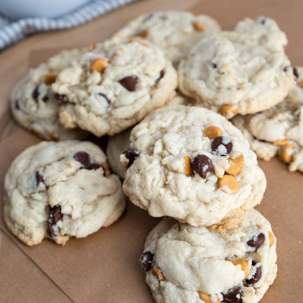 Butterscotch Chocolate Chip Cookies.