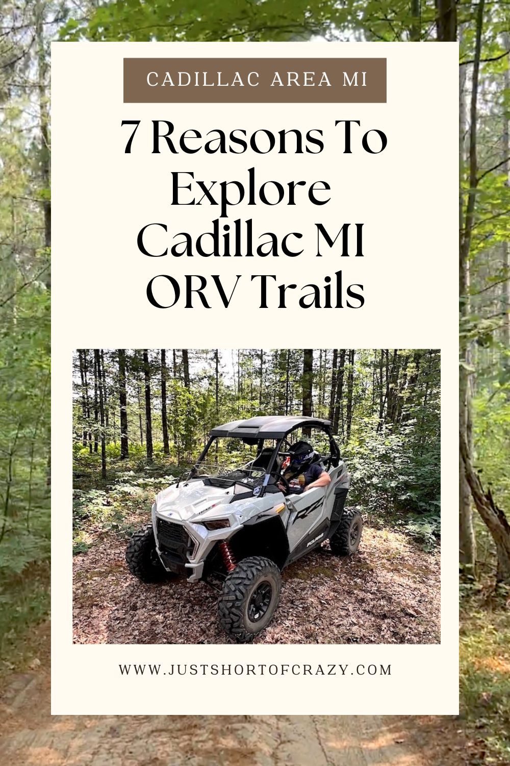 Explore Cadillac Michigan ORV Trails with Bigfoot Epic Adventure