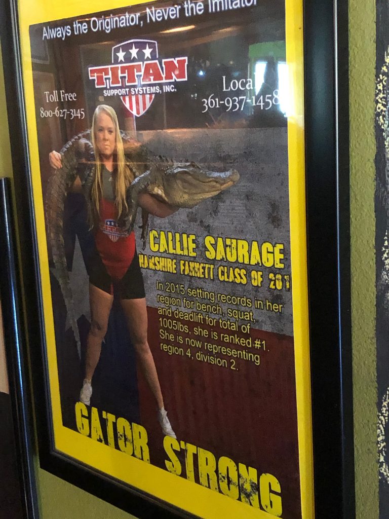 Callie Saurage from Gator Country magazine cover