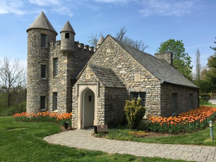 Castle and Tulips