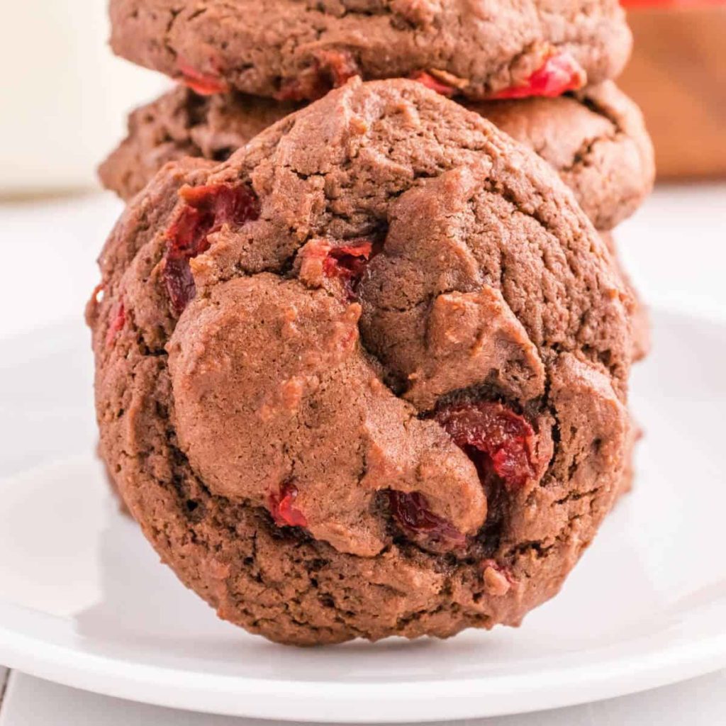 Chocolate Cherry Cookies.