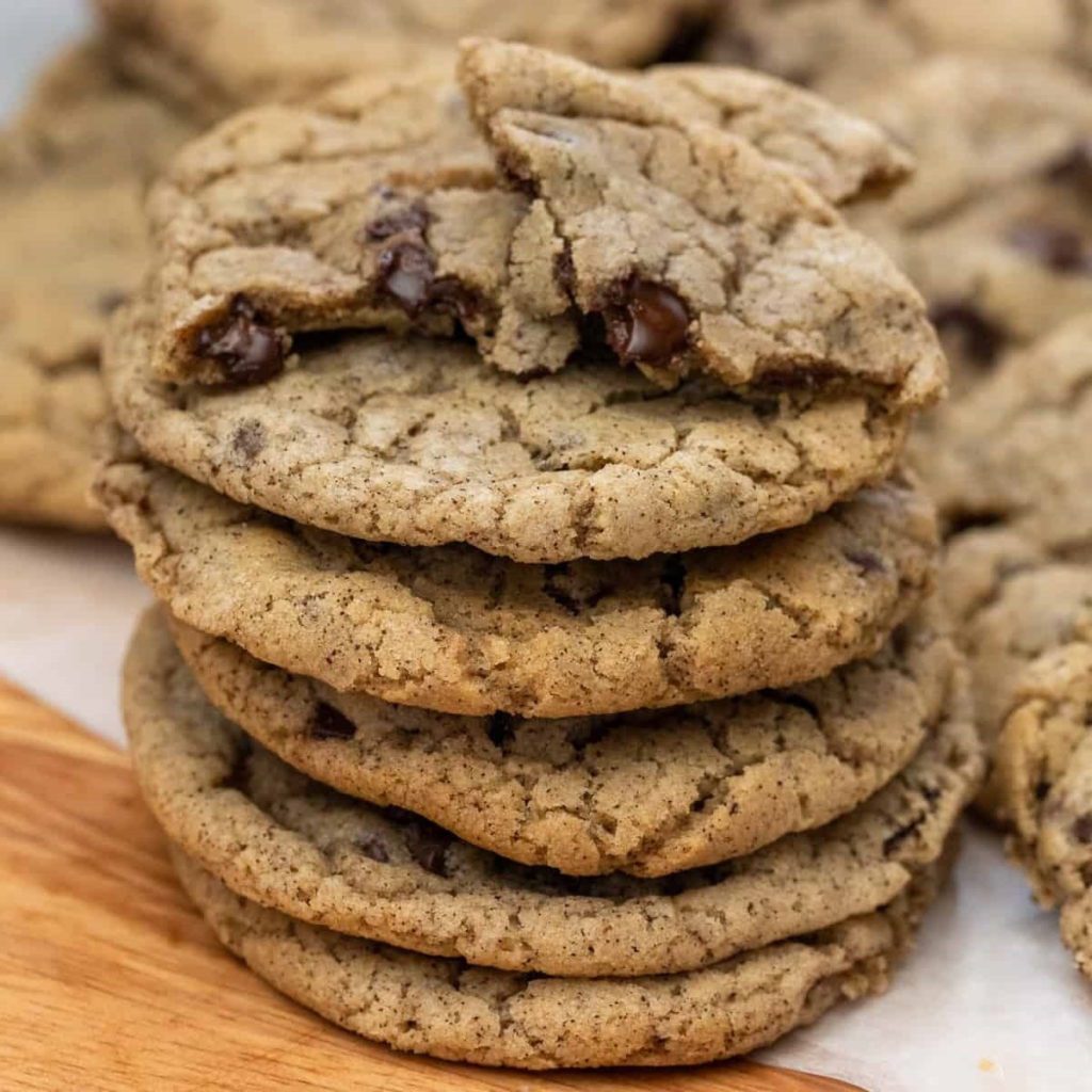 a stack of Chocolate Chip Cookies.