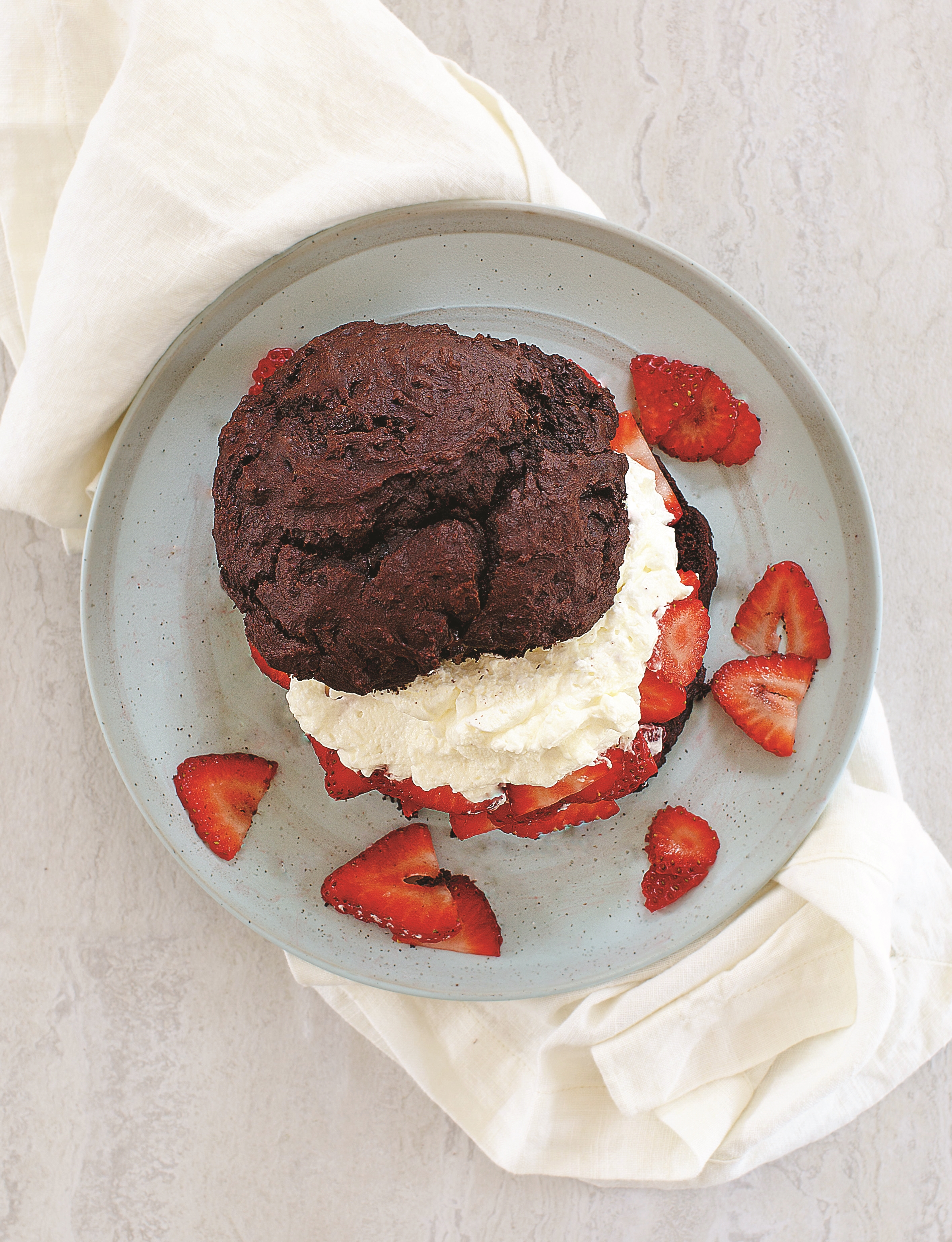 Chocolate Strawberry Shortcake