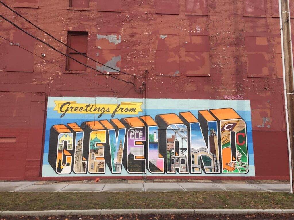 Colorful Cleveland Mural.