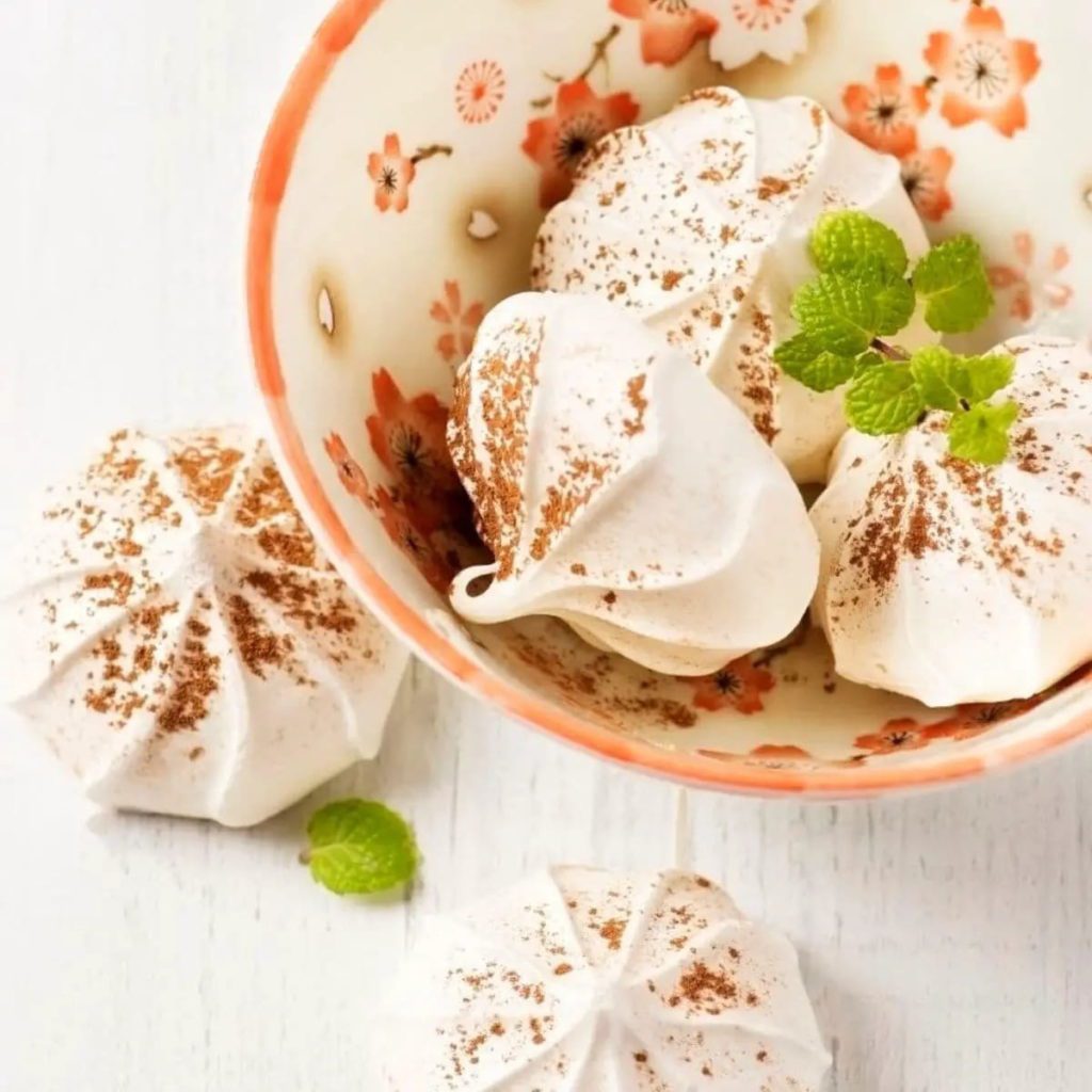 Coconut Meringue Cookies.