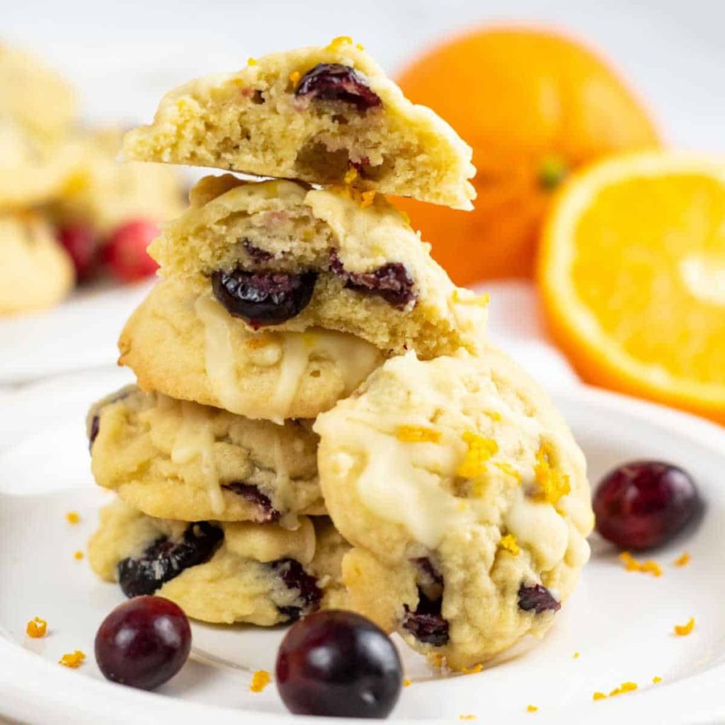 Cranberry Orange Cookies.