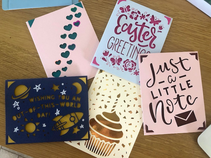 How To Make Cards on the Cricut Joy - Just Short of Crazy