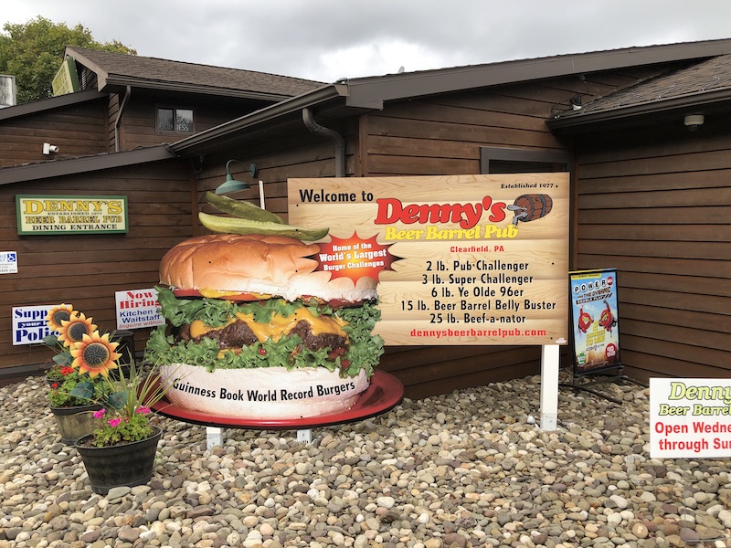 Denny’s Beer Barrel & Pub home to the worlds largest burger challenges